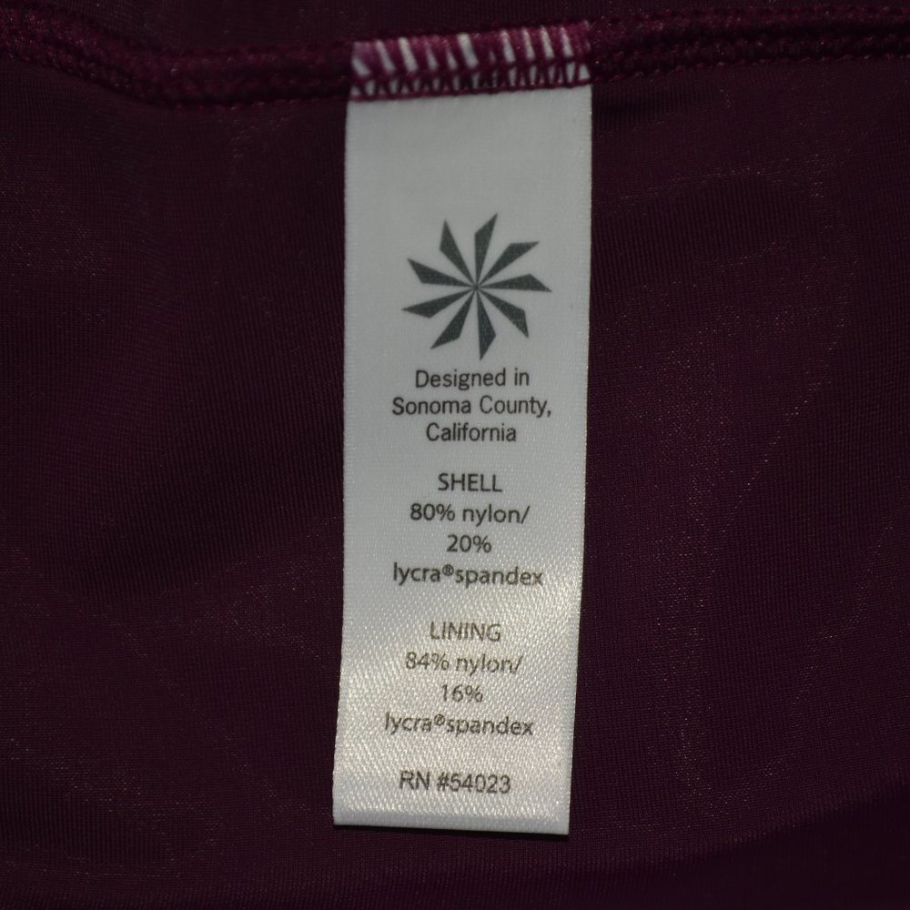 Athleta Plum Swim Cover-Up with Floral Trim - Picture 8 of 9
